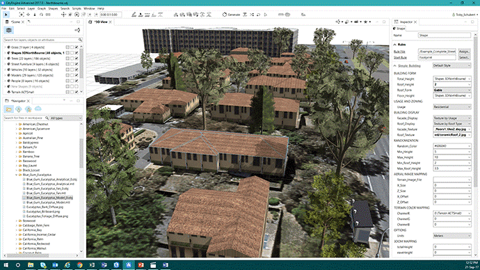 آماده سازی شهرهای هوشمند برای تکنولوژی VR با استفاده از داده های Geoscape در Esri CityEngine  